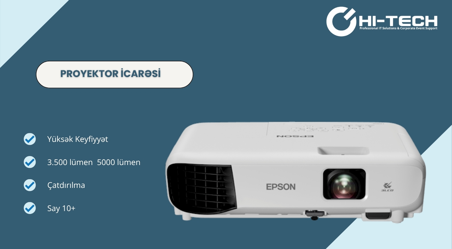 Proyektror İcarəsi